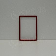 Plastový rámeček na plakáty, typ M, formát A5, 148 x 210 mm, tloušťka 8 mm, červený