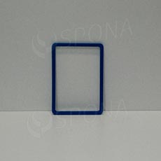 Plastový rámeček na plakáty, typ M, formát A5, 148 x 210 mm, tloušťka 8 mm, modrý