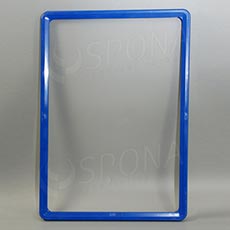 Plastový rámeček na plakáty, typ 100, formát A3, 297 x 420 mm, tloušťka 11 mm, modrý