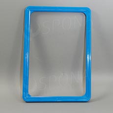 Plastový rámeček na plakáty, typ 100, formát A5, 148 x 210 mm, tloušťka 11 mm, modrý