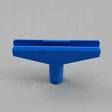 T-kus pro vytvoření stojanu, typ 100, šířka 90 mm, modrý