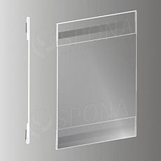 Magnetická plakátová kapsa typ C vertikální, formát A4, antireflexní PVC 