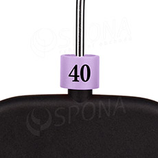 Minireitery, označení "40", barva lila, černý potisk, 25 ks