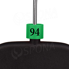 Minireitery, značení na ramínka "94", zelená barva, černý potisk, 25ks