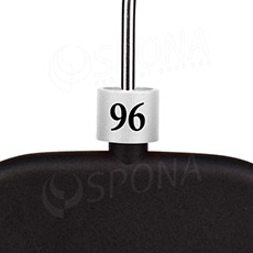 Minireitery, značení na ramínka "96", bílá barva, černý potisk, 25ks