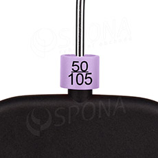 Minireitery kalhotkové, značení "50/105", barva lila, černý potisk, 25ks