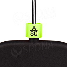 Minireitery podprsenkové, značení "A/80", zelená barva, černý potisk, 25ks