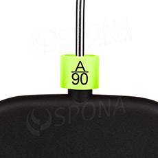 Minireitery podprsenkové, značení "A/90", zelená barva, černý potisk, 25ks