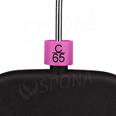 Minireitery podprsenkové, označení "C/65", fialová barva, černý potisk, 25 ks