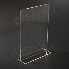 Plexi I stojánek A5, na výšku, 210 x 148 mm