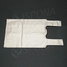 Mikrotenová taška HDPE, nosnost 5 kg, 22+12 x 46 cm, transparentní, 100 ks