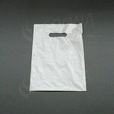 Igelitová taška LDPE 25 x 35 cm, průsvitná bílá