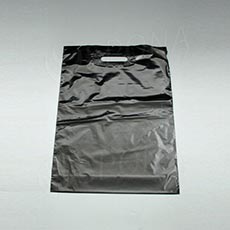 Igelitová taška LDPE, 35 x 50+5 cm, černá, 1 ks
