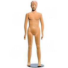 Figurína, manekýna dětská FLEXIBLE 13 let, chlapec, prolis, tělová, flok, bez podstavce