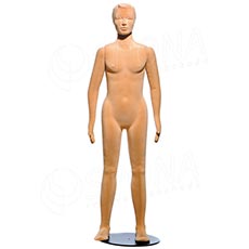 Figurína, manekýna dětská FLEXIBLE 13 let, dívka, prolis, tělová, flok, bez podstavce