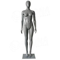 Figurína dámská ABSTRAKT GREY 01, šedý plast