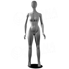 Figurína dámská FLEXIBLE, abstrakt, šedá, plast