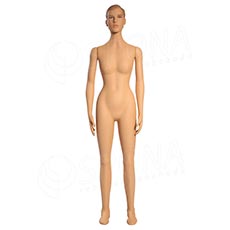 Figurína dámská FLEXIBLE, prolis, makeup, tělová, plast