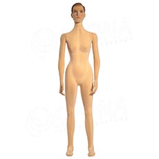 Figurína dámská FLEXIBLE, prolis, makeup, tělová, flokovaná