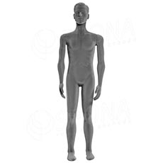 Figurína pánská FLEXIBLE, prolis, šedá, plast