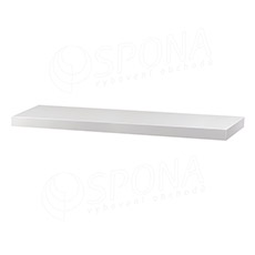 Police MDF 1000 x 350 x 22 mm, 4 x ABS, lesklá bílá