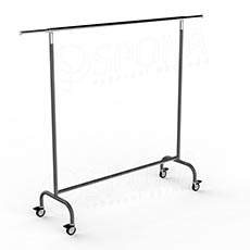 Štendr 1030, výška 165 cm, šířka 150-220 cm, antracit a chrom