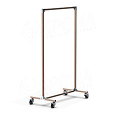 Štendr/stojan na šaty PRIMO KIT 1B, šířka 90cm,výška 150cm,bronz a chrom