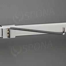 VARIANT háček L, délka 250 mm (C25), chrom