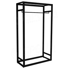 BIGSHOP KIT 07, 1072 x 442 x 1850 x 182,5 mm, matná černá