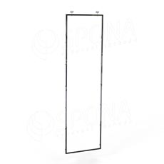 CUADRO 9635A pojízdný rám 642 x 2200 mm, s úchyty do kolejnice, chrom