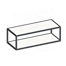 CUADRO, 9680C, rám police na stěnu 942 x 392 x 300 mm, antracit