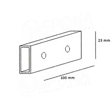 Prodejní systém SLOTTY 30, distanční podložka pod panel, 4 ks