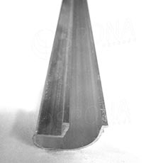 SLAT ART insert / lišta do drážky, profil L, hliník 43, 240 cm