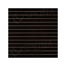 SLAT DREAM drážkový panel 120,5 x 122 cm, 11 drážek, rozteč 10 cm, bez insertů, černý