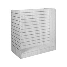 Gondola typ H, SLAT FIX panel, 125 x 60 x 128 cm bílá