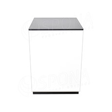 Pult BOX komplet prodejní 62 x 93 x 65 cm, bílé + černé LTD