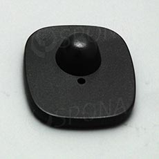 Plastová bezpečnostní etiketa, 50 x 40 mm, 8,2 MHz, černá, (ST) 1 ks