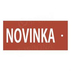 Papírové visačky, typ 50105, 105 x 48 mm, potisk "NOVINKA", červené, 100 ks