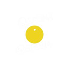 Papírové visačky DREAMER průměr 26 mm, žluté, 250 ks