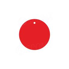 Papírové visačky DREAMER průměr 45 mm, červené, 180 ks