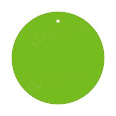 Papírové visačky DREAMER průměr 80 mm, zelené, 80 ks