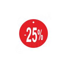 Papírové visačky SKONTO, průměr 45 mm, potisk 