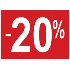 Papírový banner, SKONTO 700 x 500 mm,