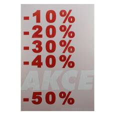 Papírový banner, SKONTO 680 x 980 mm,