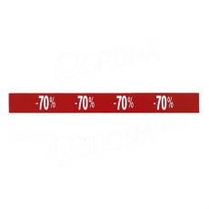Papírové cenovky regálové, pruh SKONTO -70% / 40 ks