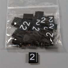 Cenovky Q 6, 8 x 12 mm, náhradní číslo