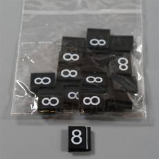 Cenovky Q 6, 8 x 12 mm, náhradní číslo