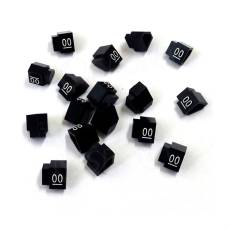 Cenovky Q 2D, 4 x 6 mm, náhradní číslo