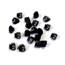 Cenovky Q 2D, 4 x 6 mm, náhradní číslo