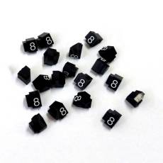 Cenovky Q 2D, 4 x 6 mm, náhradní číslo